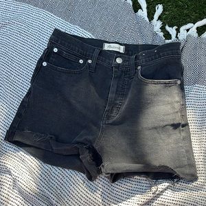 Madewell high waisted shorts